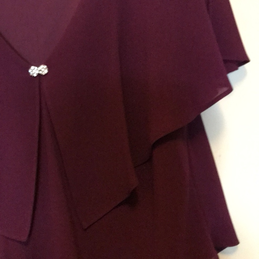Dress sheer overlay